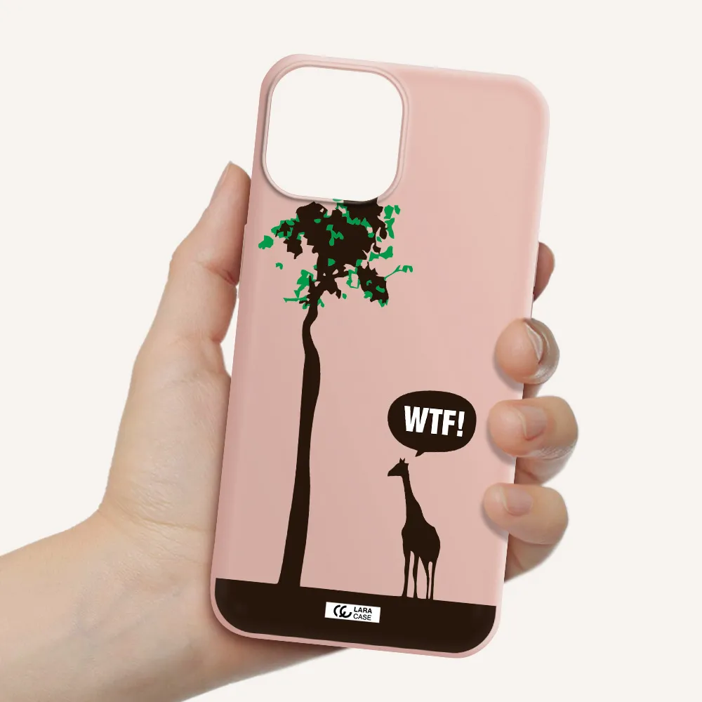 Wtf Apple iPhone 13 Silicone pastel pink Case