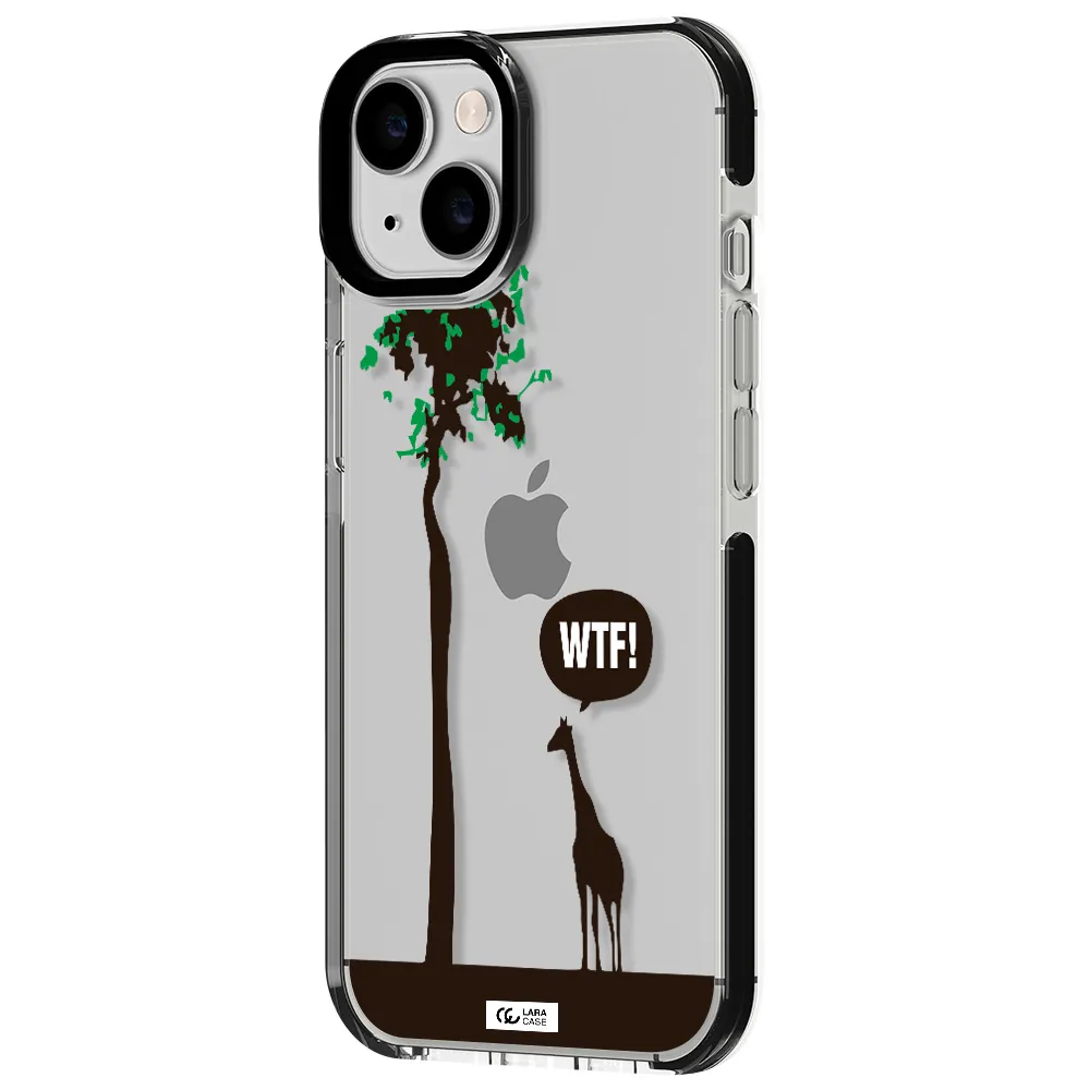 Wtf Apple iPhone 14 impact black border Case