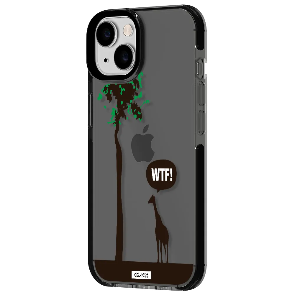 Wtf Apple iPhone 14 impact Smoke Black Case