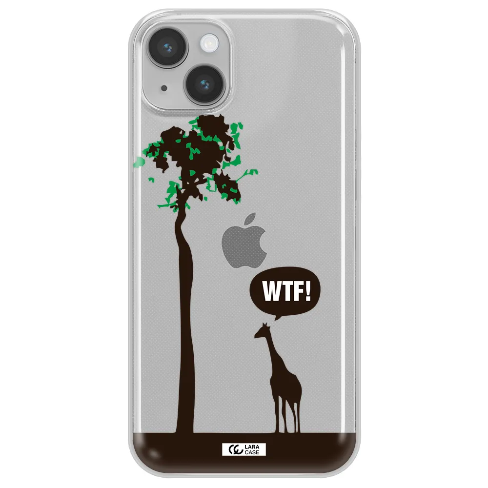 Wtf Apple iPhone 14 plus Clear TPU Case