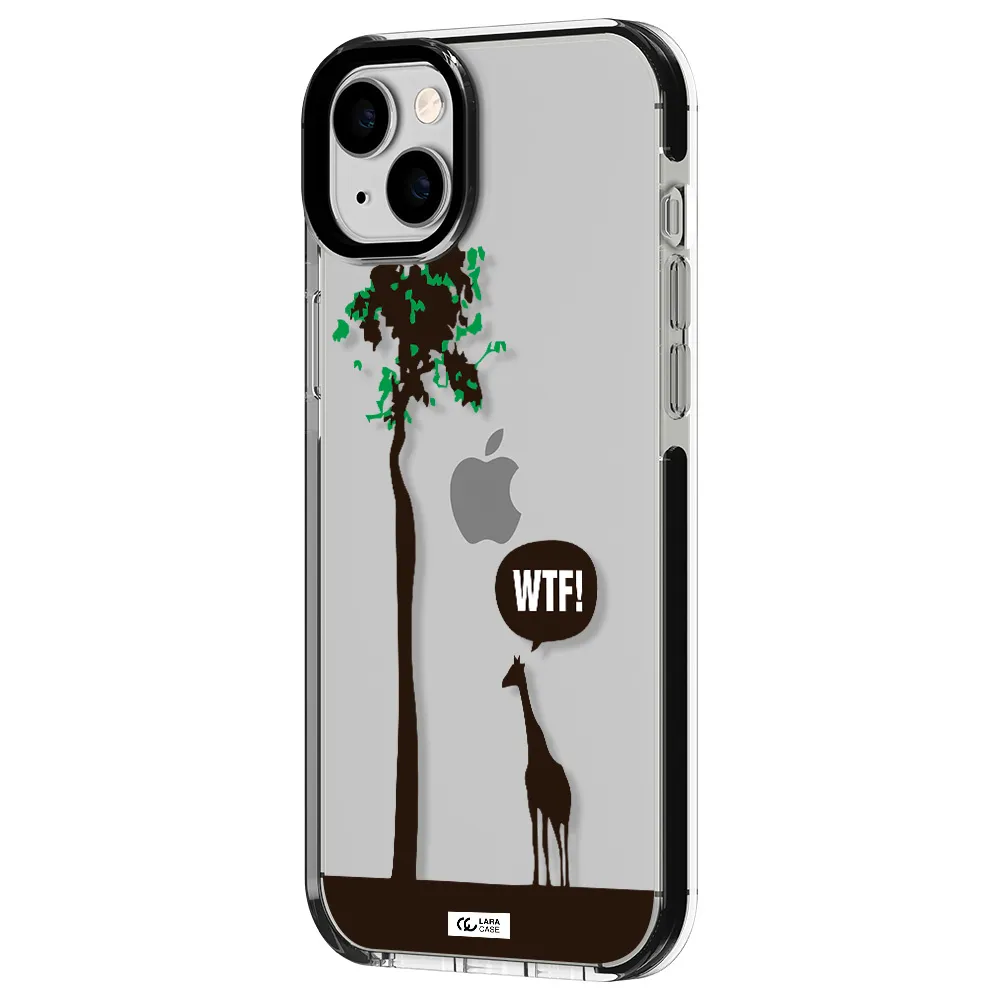 Wtf Apple iPhone 14 plus impact black border Case