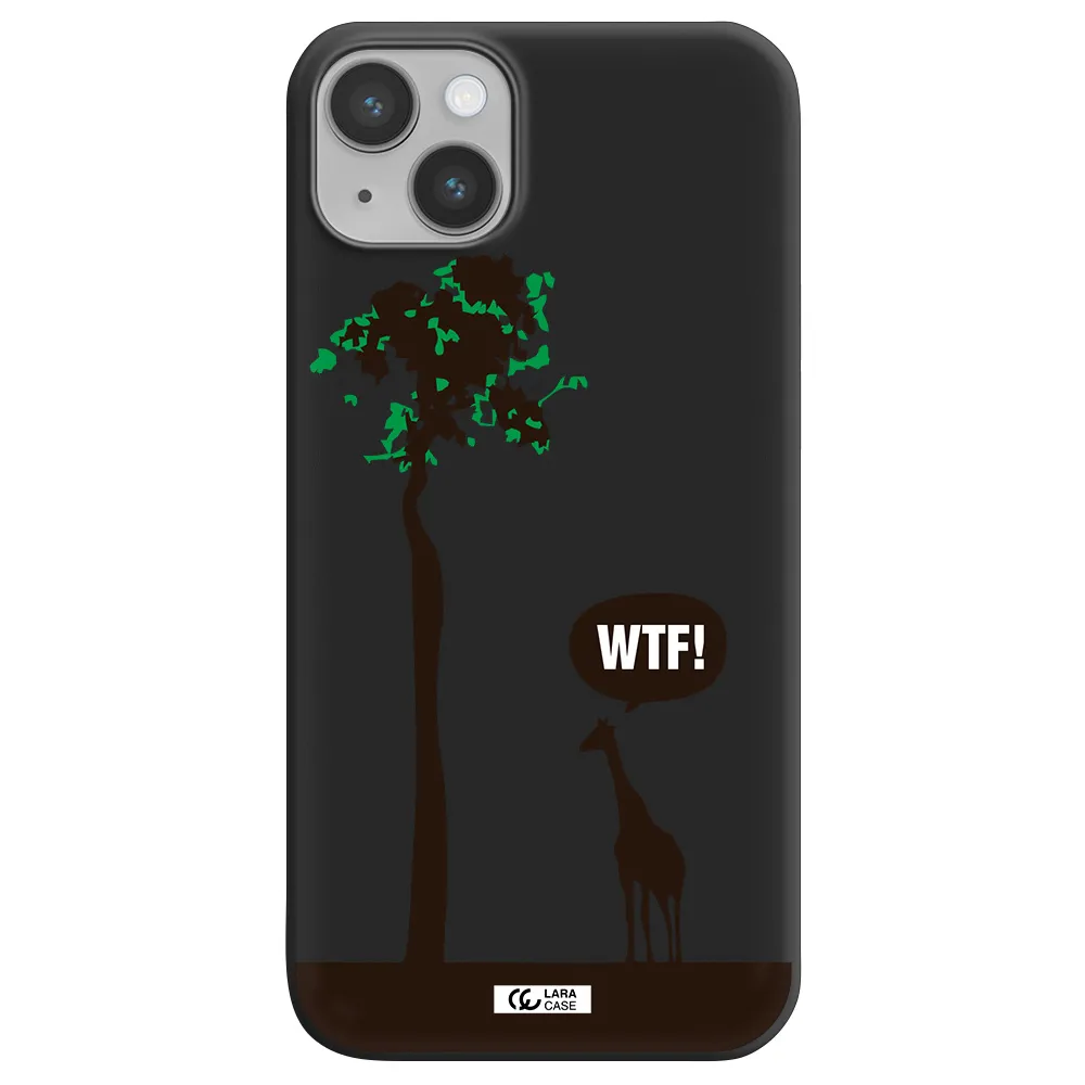 Wtf Apple iPhone 14 plus Silicone black Case