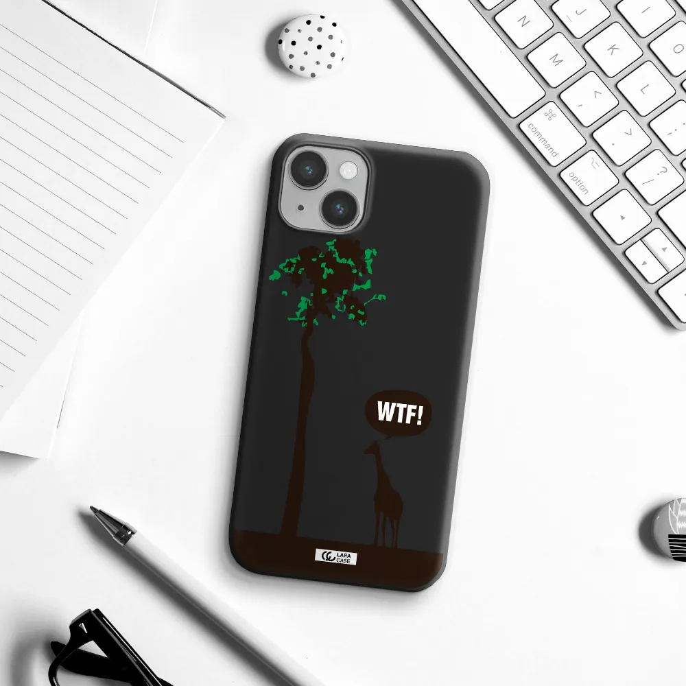 Wtf Apple iPhone 14 plus Silicone black Case