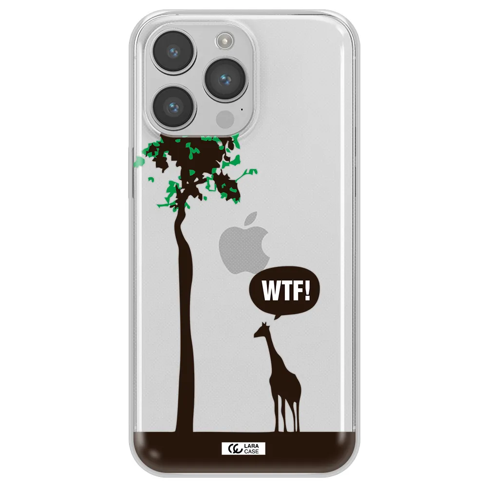 Wtf Apple iPhone 14 pro Clear TPU Case