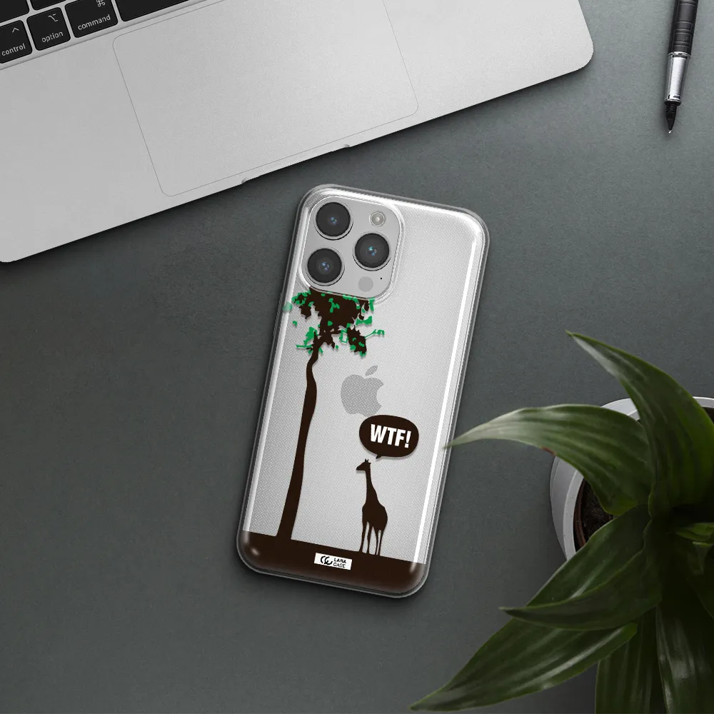 Wtf Apple iPhone 14 pro Clear TPU Case