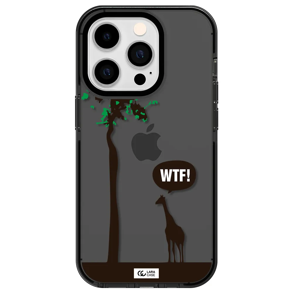 Wtf Apple iPhone 14 pro impact Smoke Black Case