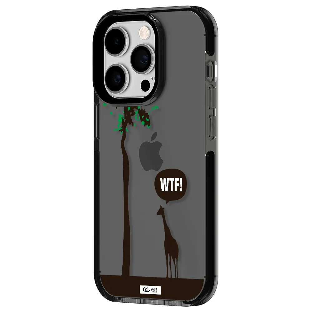 Wtf Apple iPhone 14 pro impact Smoke Black Case