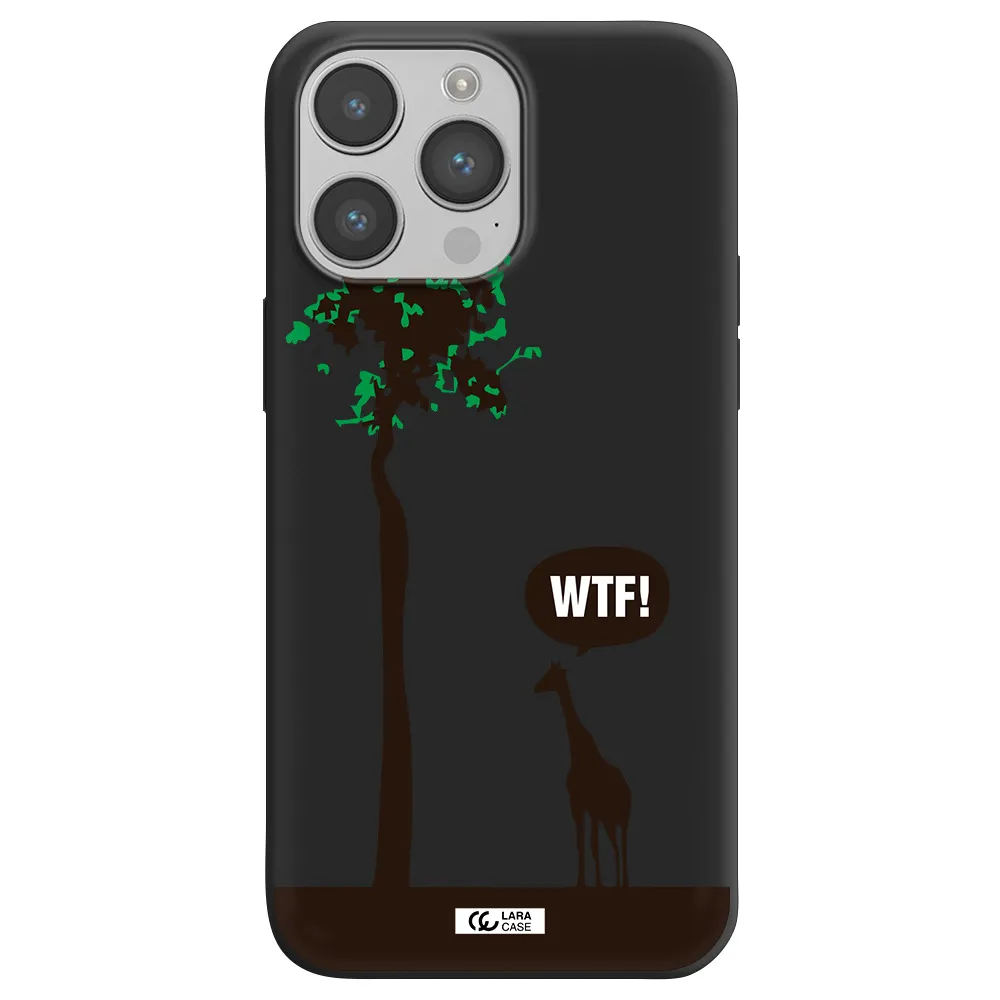 Wtf Apple iPhone 14 pro Silicone black Case