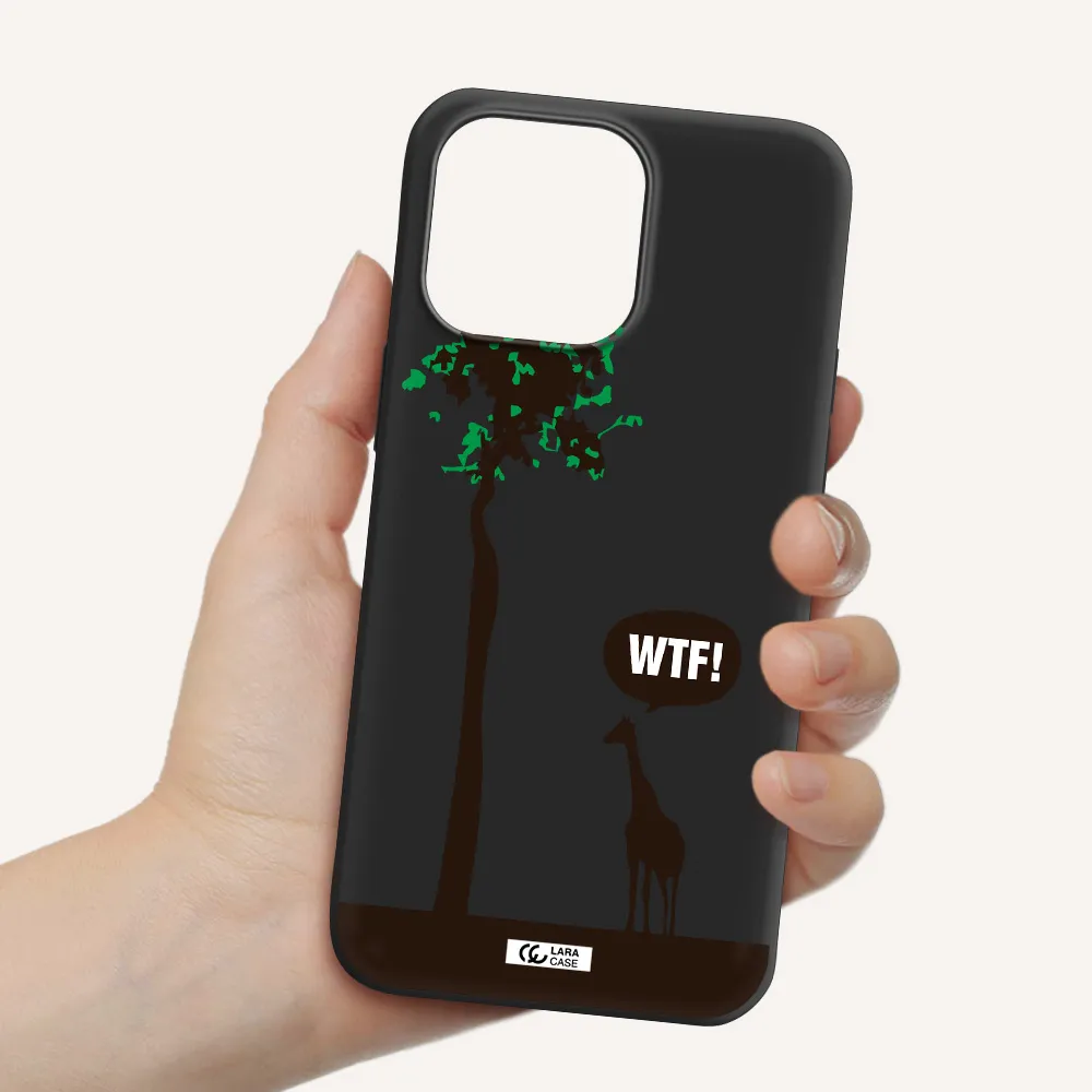 Wtf Apple iPhone 14 pro Silicone black Case