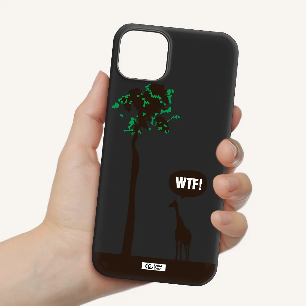 Wtf Apple iPhone 14 Silicone black Case