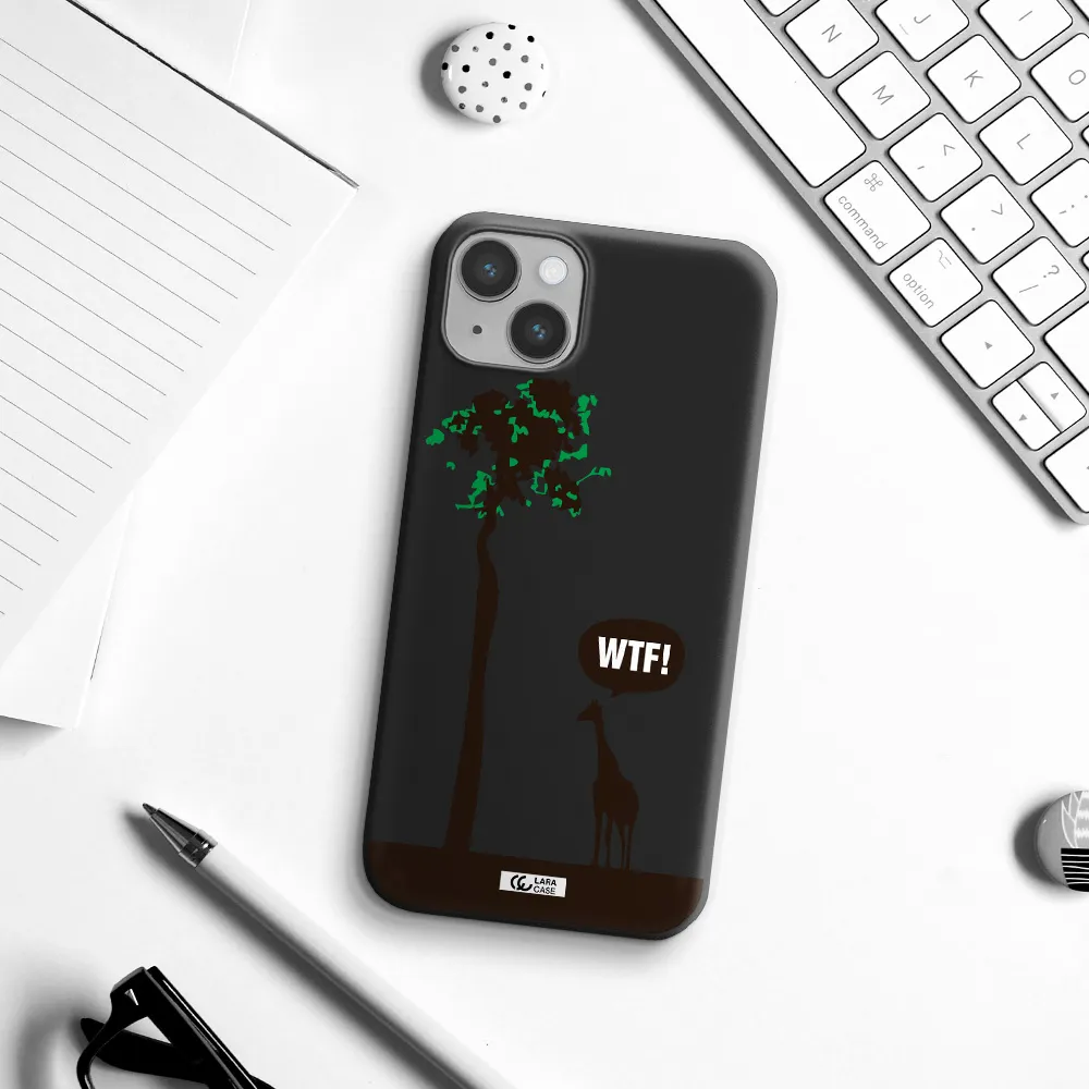 Wtf Apple iPhone 14 Silicone black Case