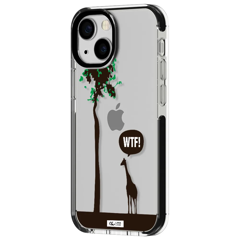 Wtf Apple iPhone 15 impact black border Case