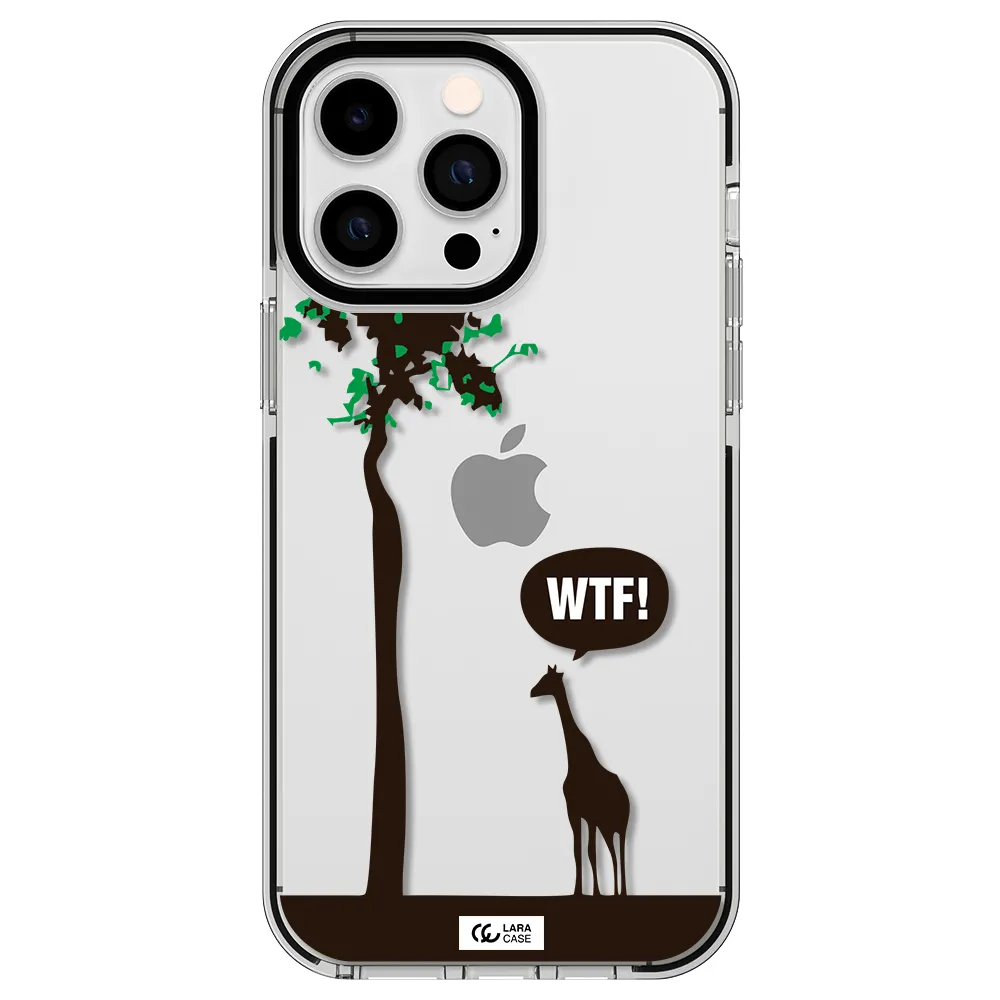 Wtf Apple iPhone 15 Pro impact black border Case