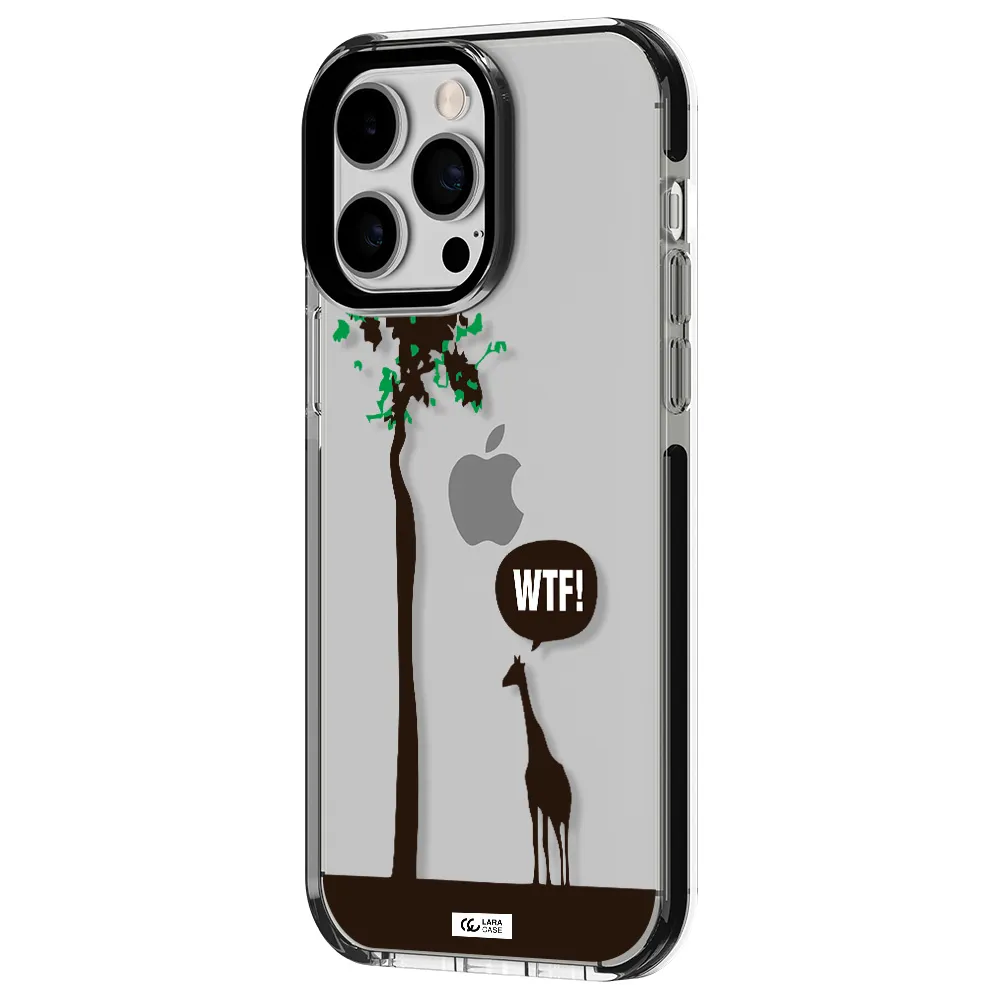 Wtf Apple iPhone 15 Pro Max impact black border Case