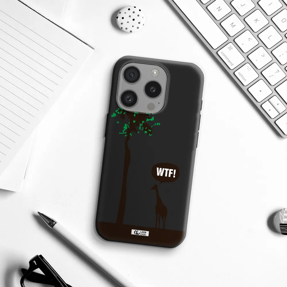 Wtf Apple Iphone 15 Pro Silicone Black Case