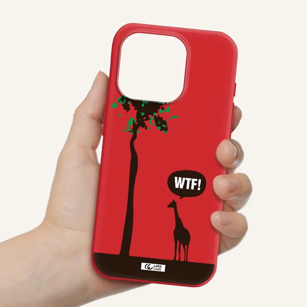 Wtf Apple Iphone 15 Pro Silicone Imperial Red Case