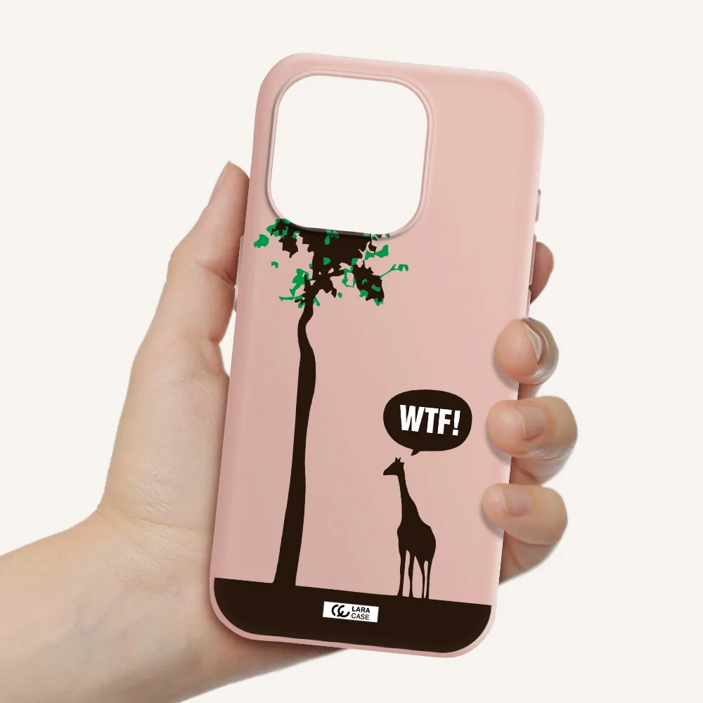 Wtf Apple Iphone 15 Pro Silicone Pastel Pink Case