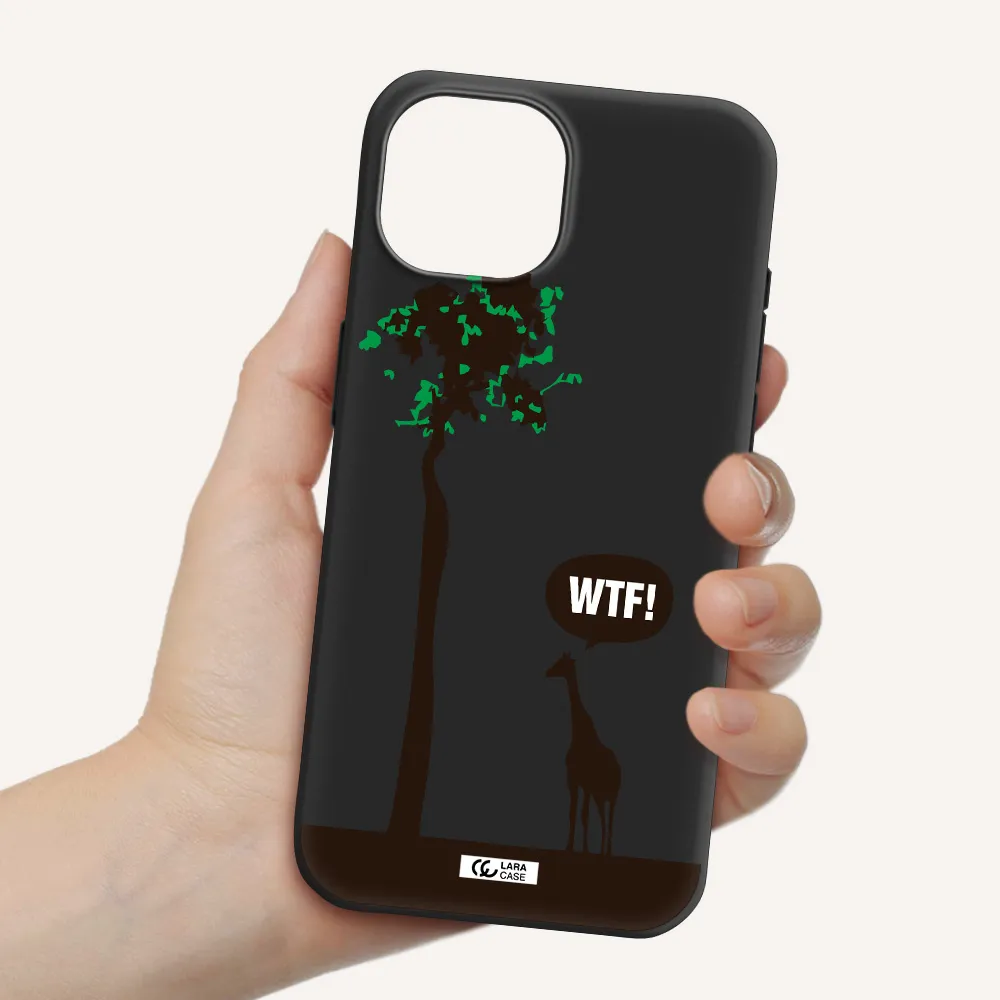 Wtf Apple iPhone 15 Silicone black Case