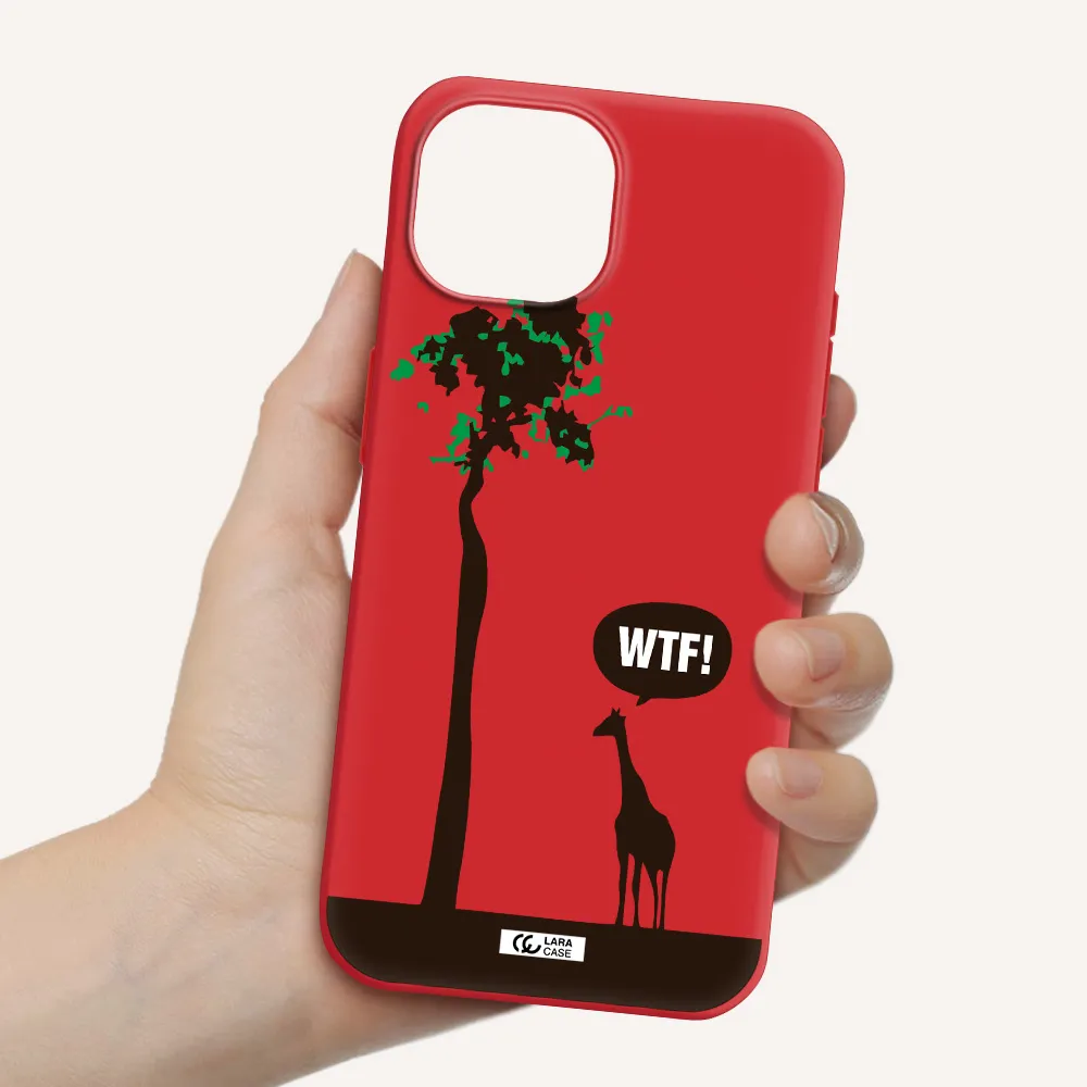 Wtf Apple Iphone 15 Silicone Imperial Red Case