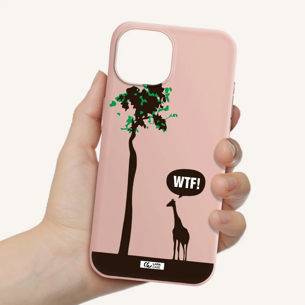 Wtf Apple Iphone 15 Silicone Pastel Pink Case