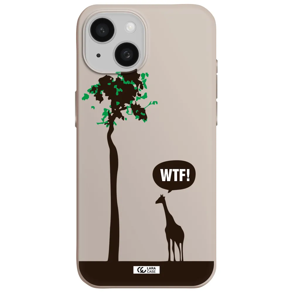 Wtf Apple iPhone 15 Silicone Stone Case