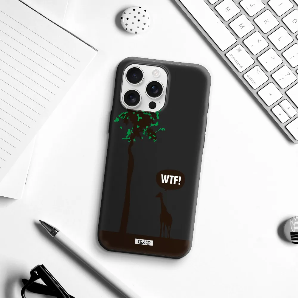 Wtf Apple Iphone 16 Pro Max Silicone Black Case