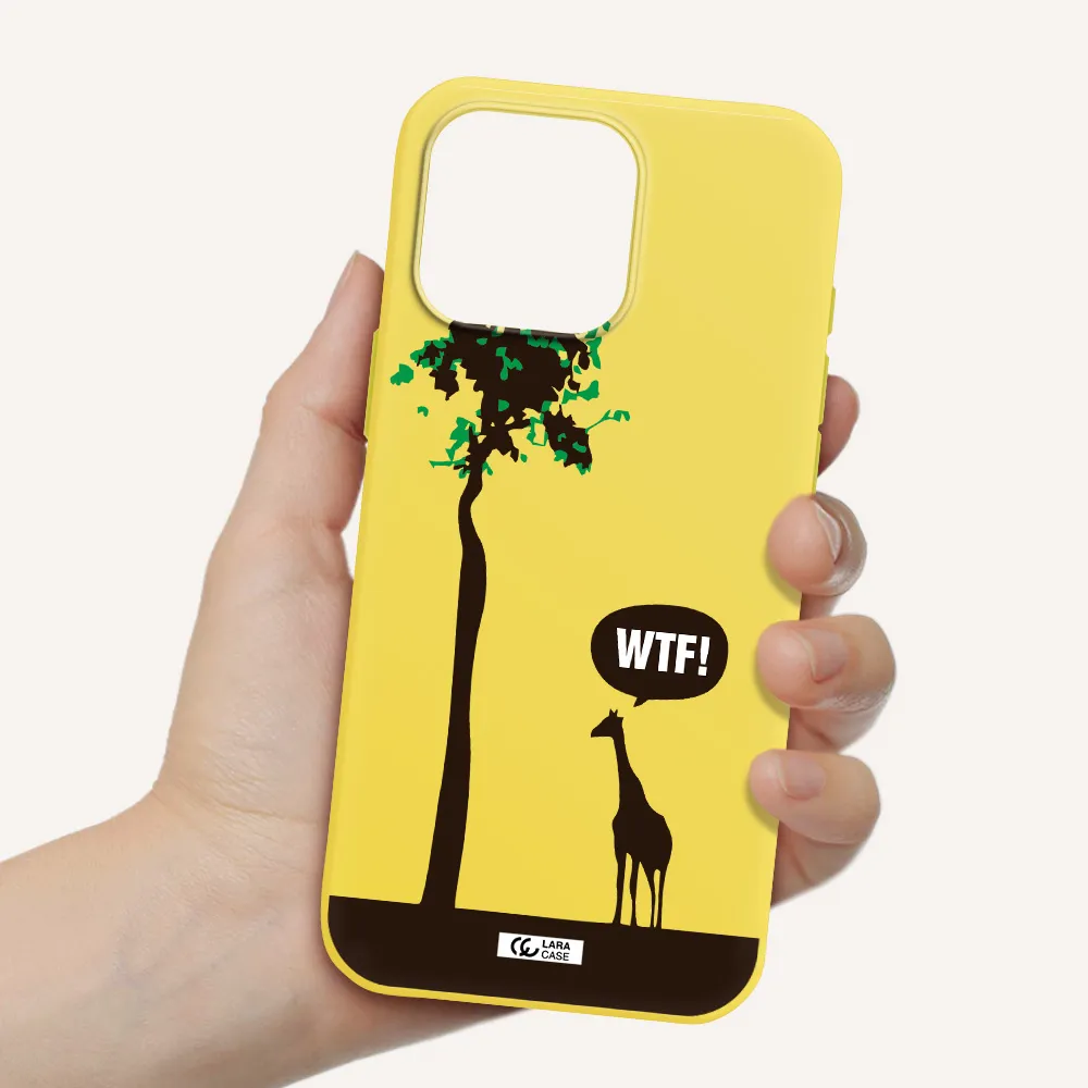 Wtf Apple Iphone 16 Pro Max Silicone Canary Yellow Case