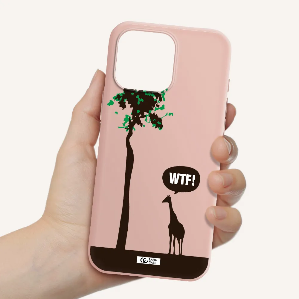 Wtf Apple Iphone 16 Pro Max Silicone Pastel Pink Case