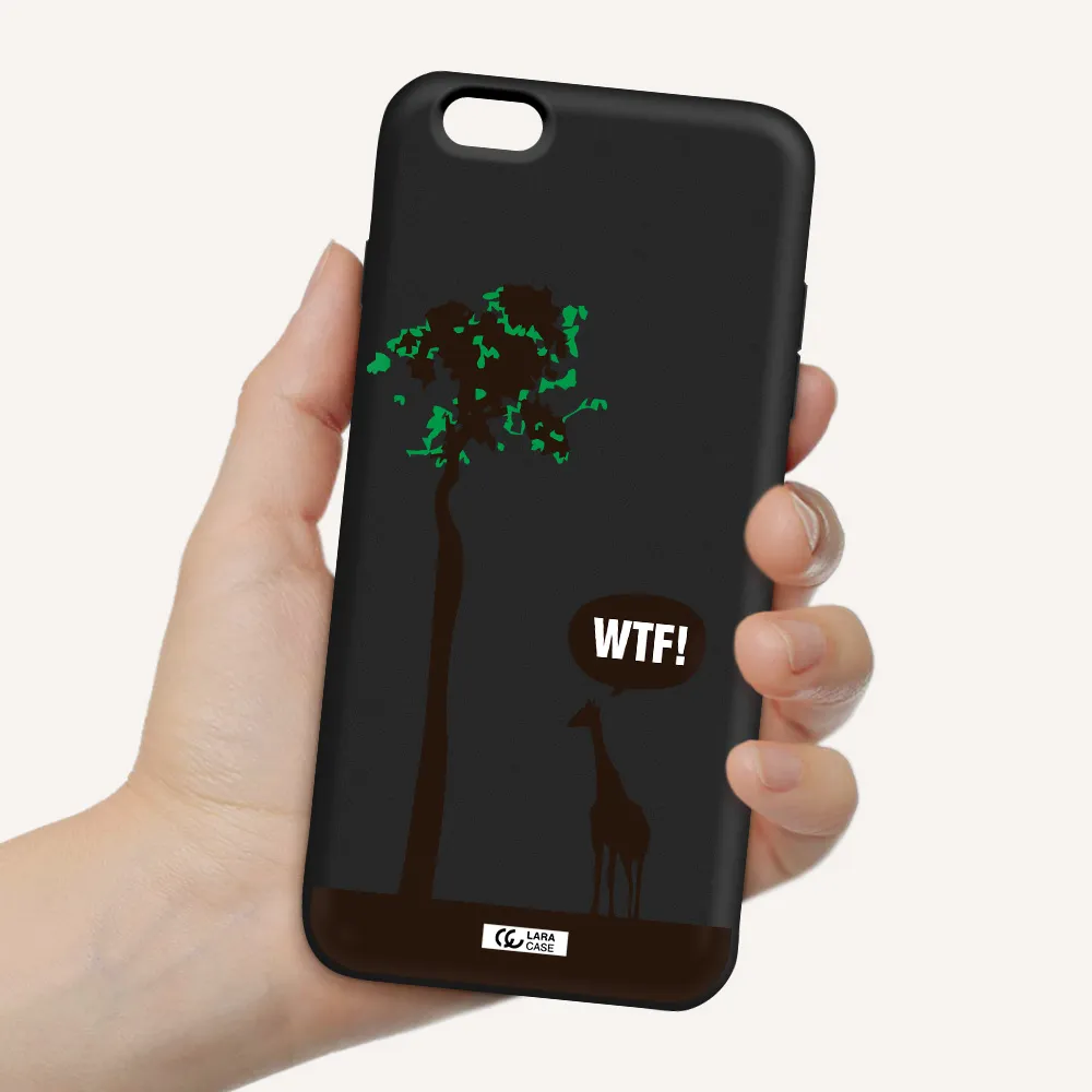 Wtf Apple iPhone 6 plus Silicone black Case