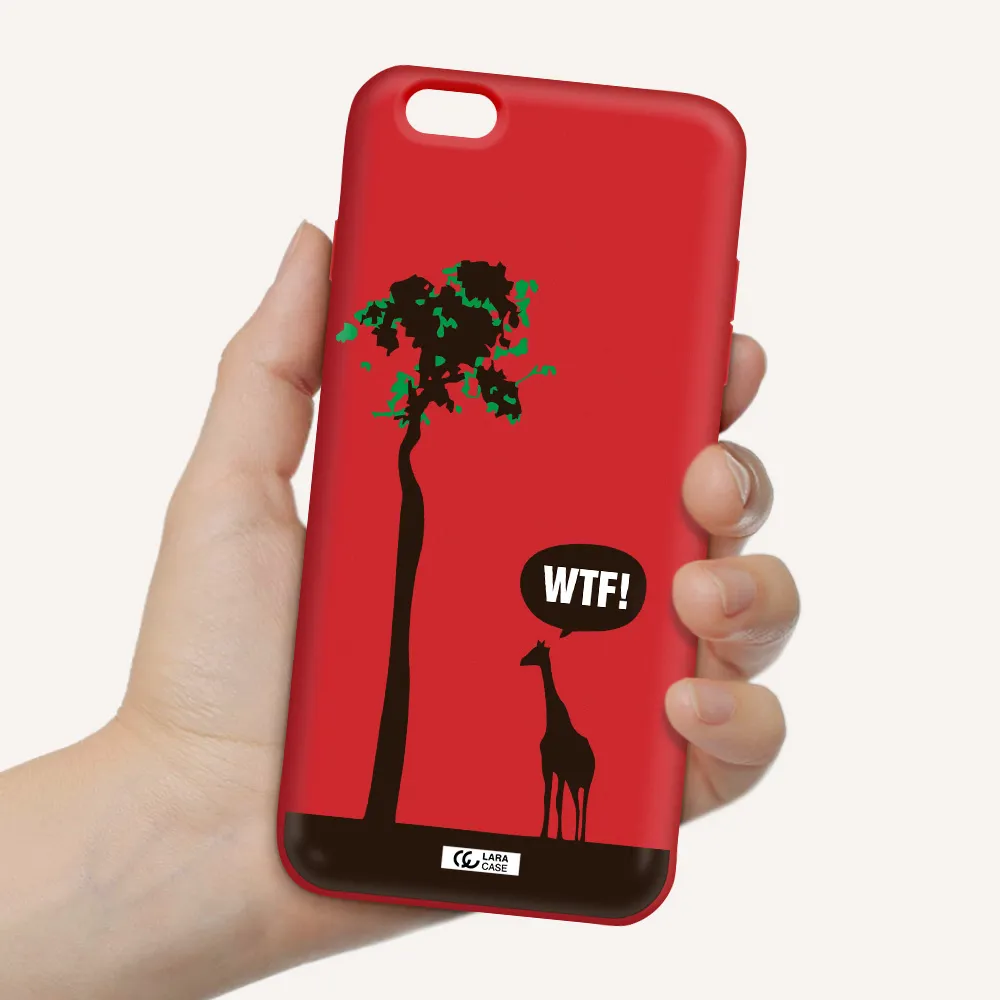 Wtf Apple iPhone 6 plus Silicone Imperial Red Case
