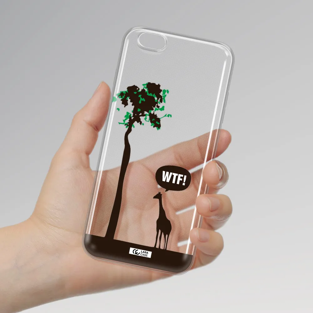 Wtf Apple iPhone 6 s plus Clear TPU Case