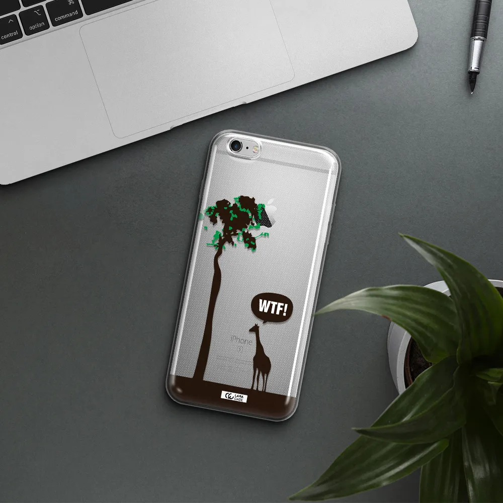 Wtf Apple iPhone 6 s plus Clear TPU Case