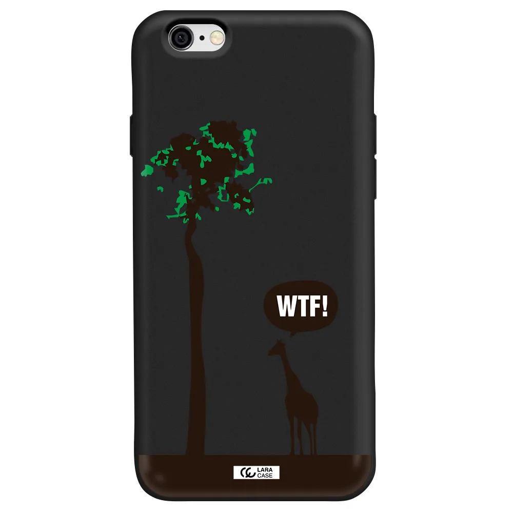 Wtf Apple iPhone 6 Silicone black Case