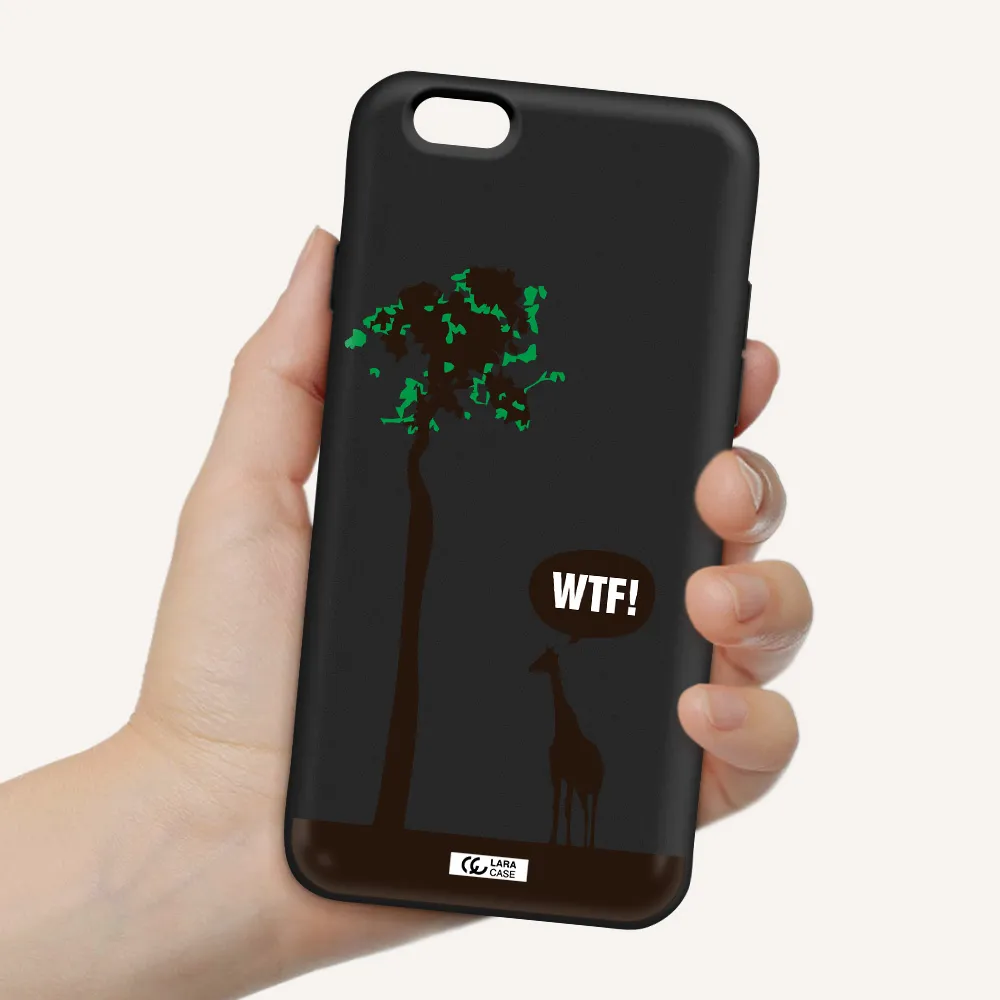 Wtf Apple iPhone 6 Silicone black Case
