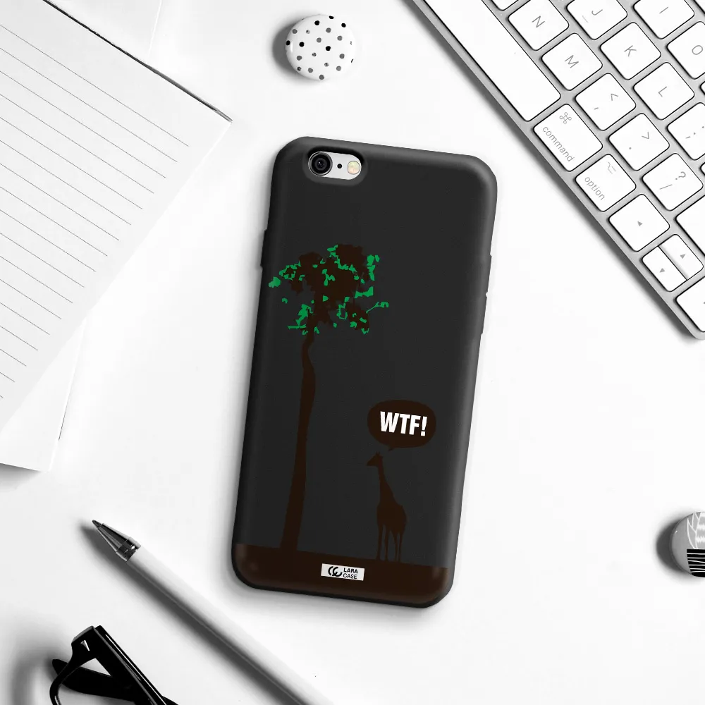 Wtf Apple iPhone 6 Silicone black Case