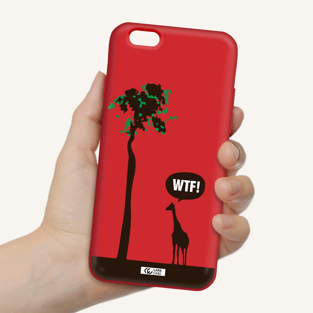 Wtf Apple iPhone 6 Silicone Imperial Red Case
