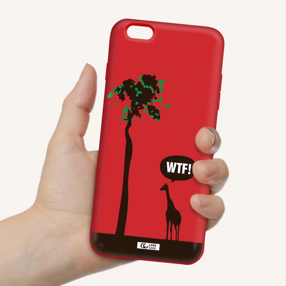 Wtf Apple iPhone 6S Silicone Imperial Red Case