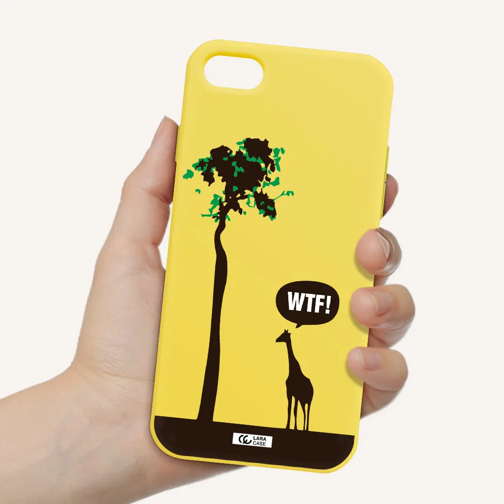 Wtf Apple iPhone 7 Silicone canary yellow Case