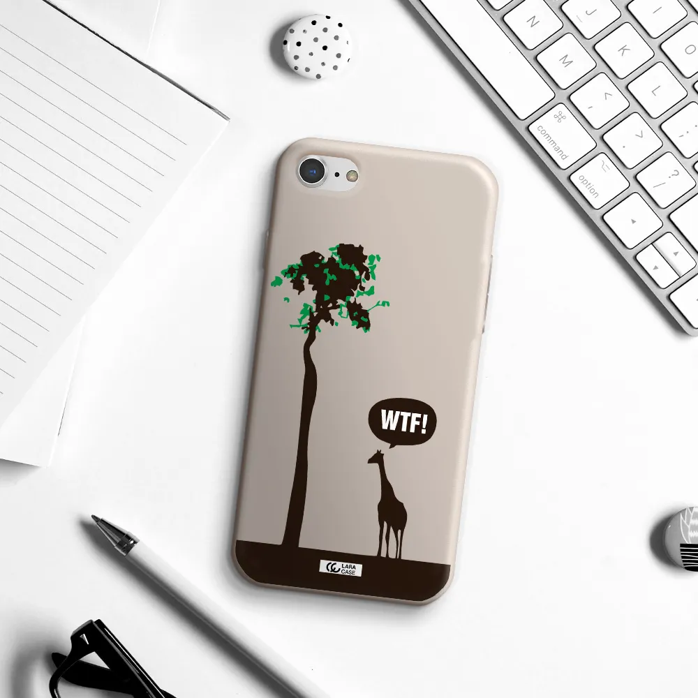 Wtf Apple iPhone 7 Silicone Stone Case