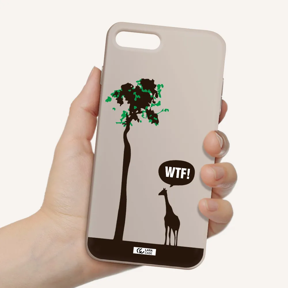 Wtf Apple iPhone 8 plus Silicone Stone Case