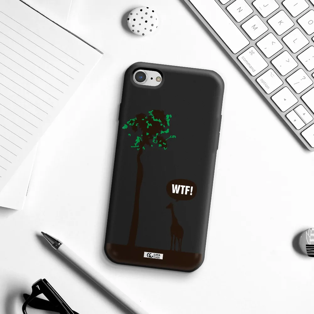 Wtf Apple iPhone 8 Silicone black Case