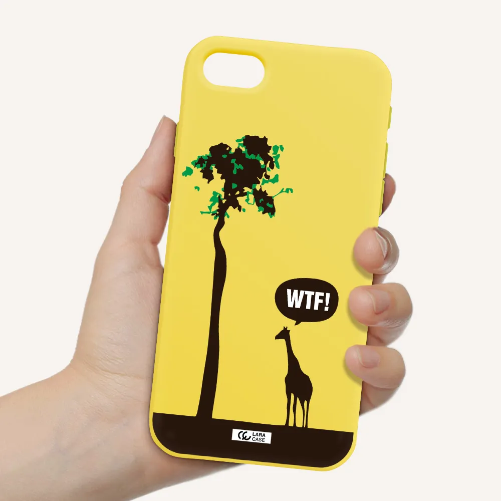 Wtf Apple iPhone se 2020 Silicone canary yellow Case