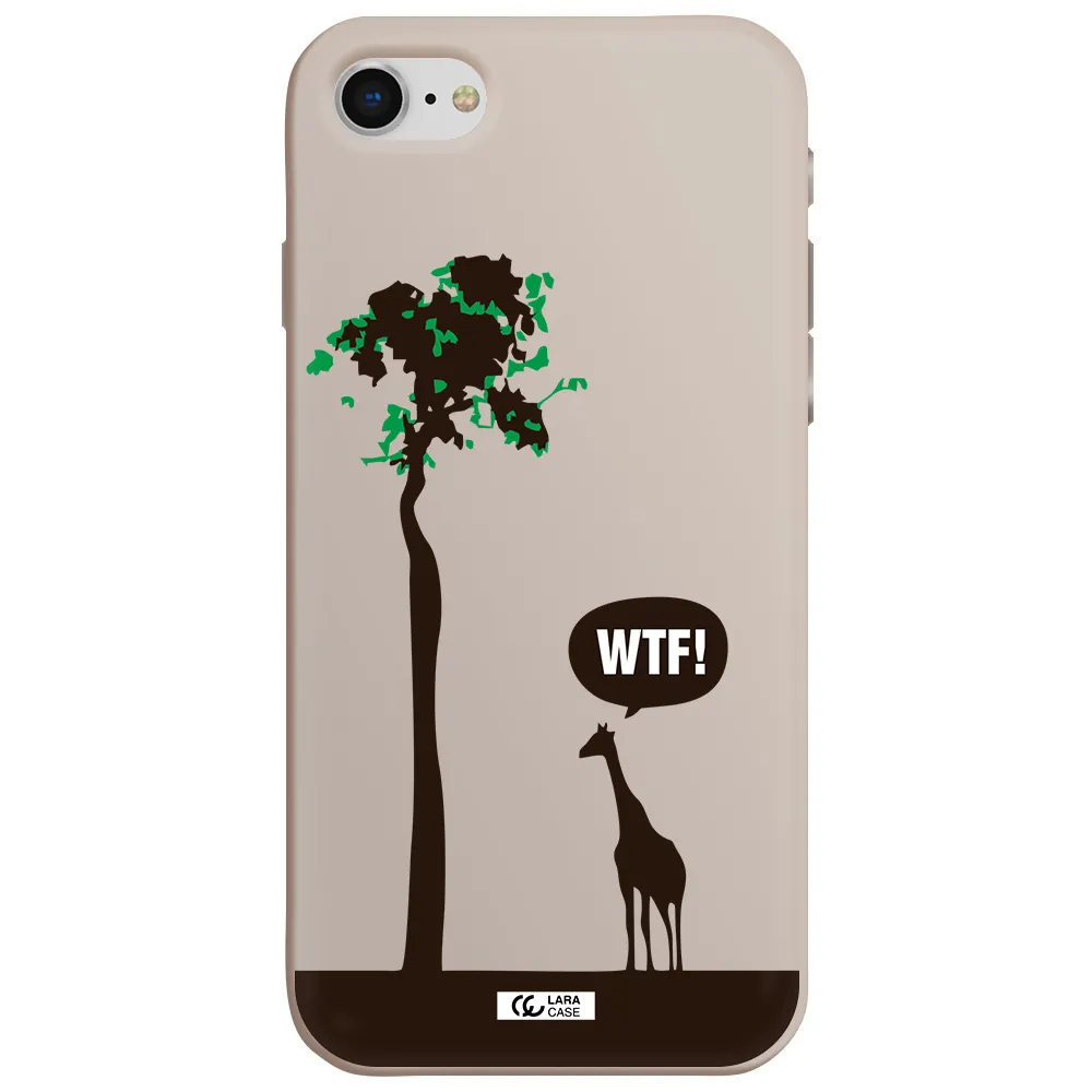 Wtf Apple iPhone se 2020 Silicone Stone Case