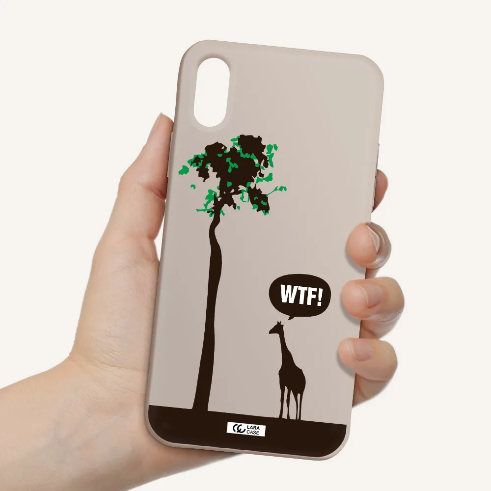 Wtf Apple iPhone X Silicone Stone Case