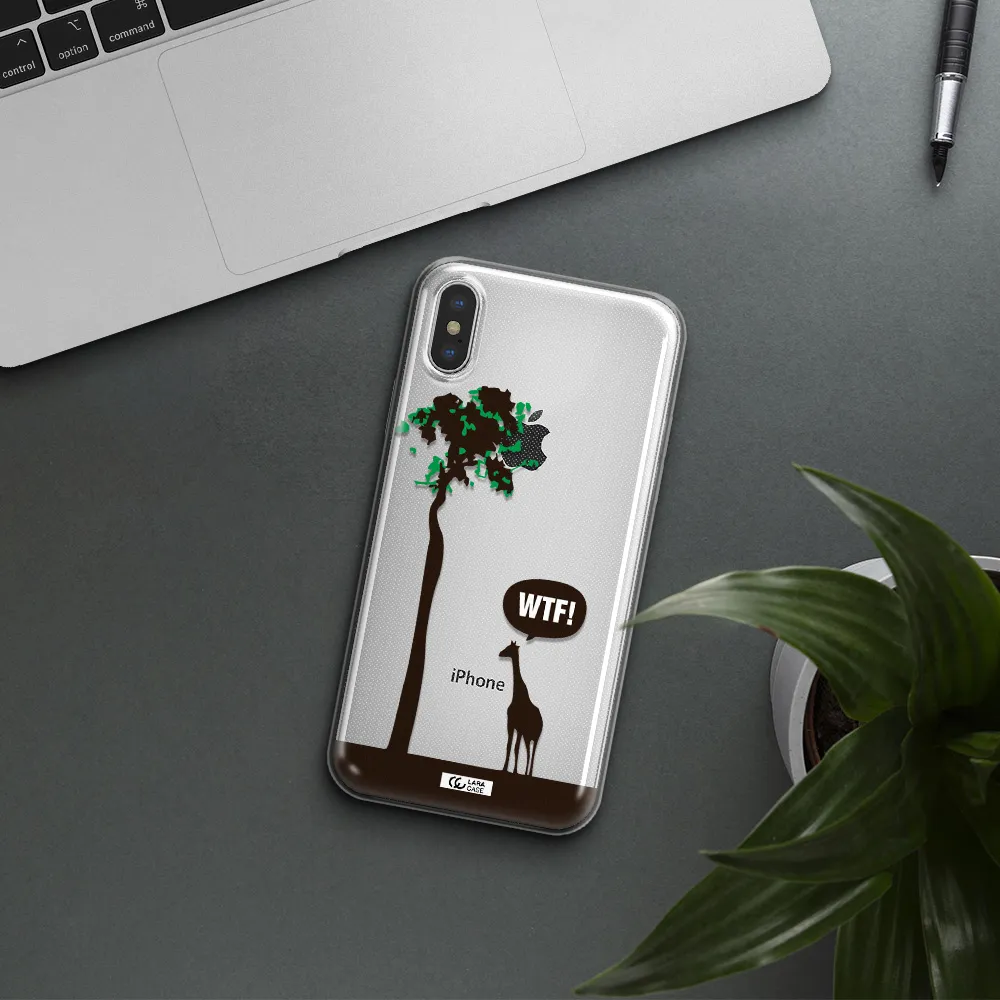 Wtf Apple iPhone XS Clear TPU Case