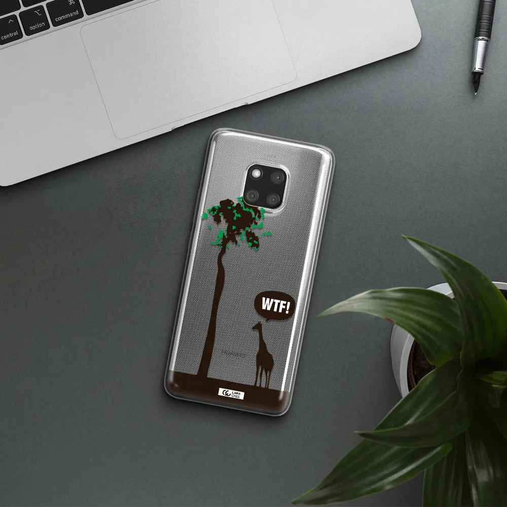 Wtf Huawei Mate 20 Pro Clear TPU Case