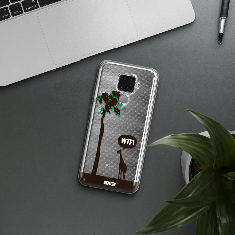 Wtf Huawei Mate 30 Lite Clear TPU Case