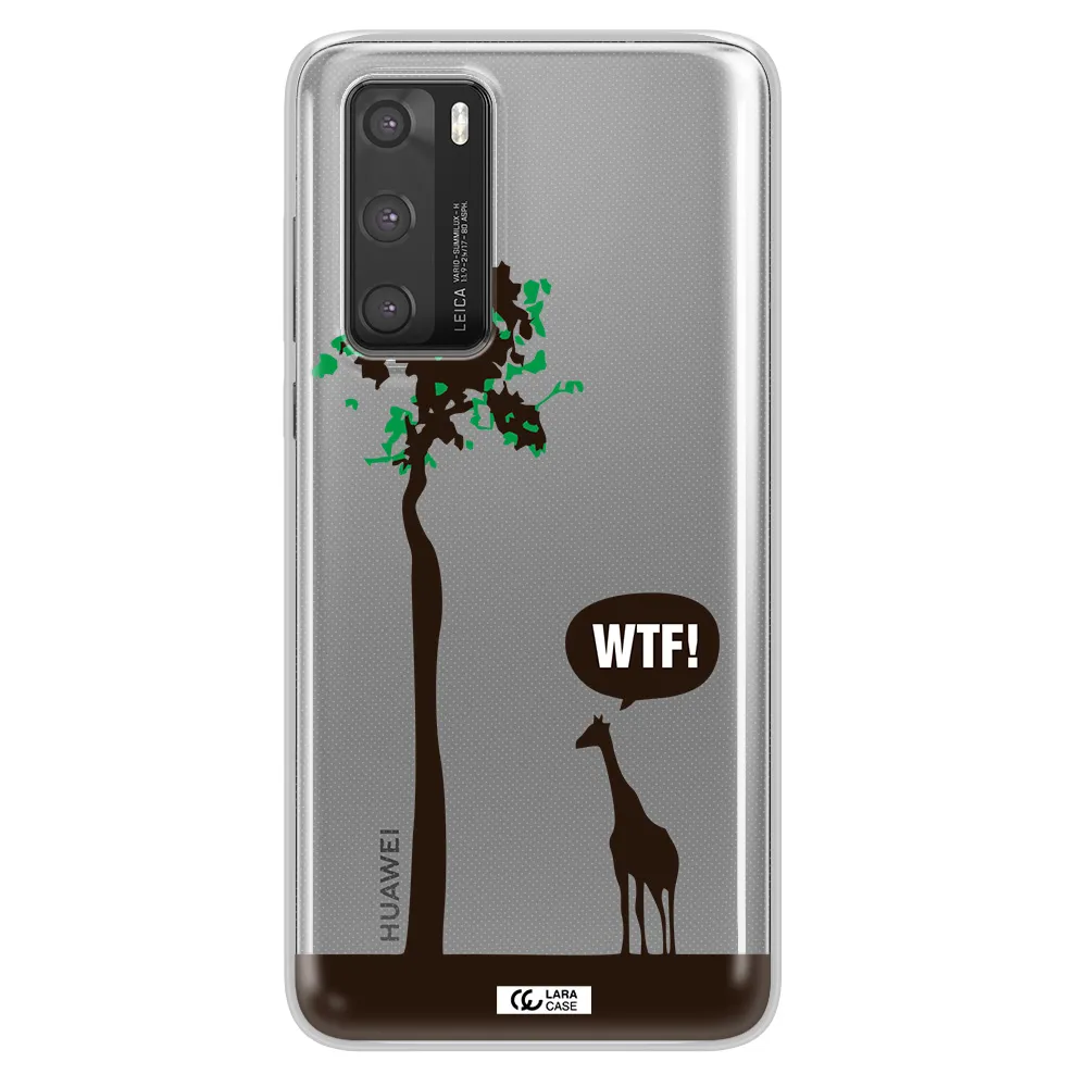 Wtf Huawei P40 Clear TPU Case