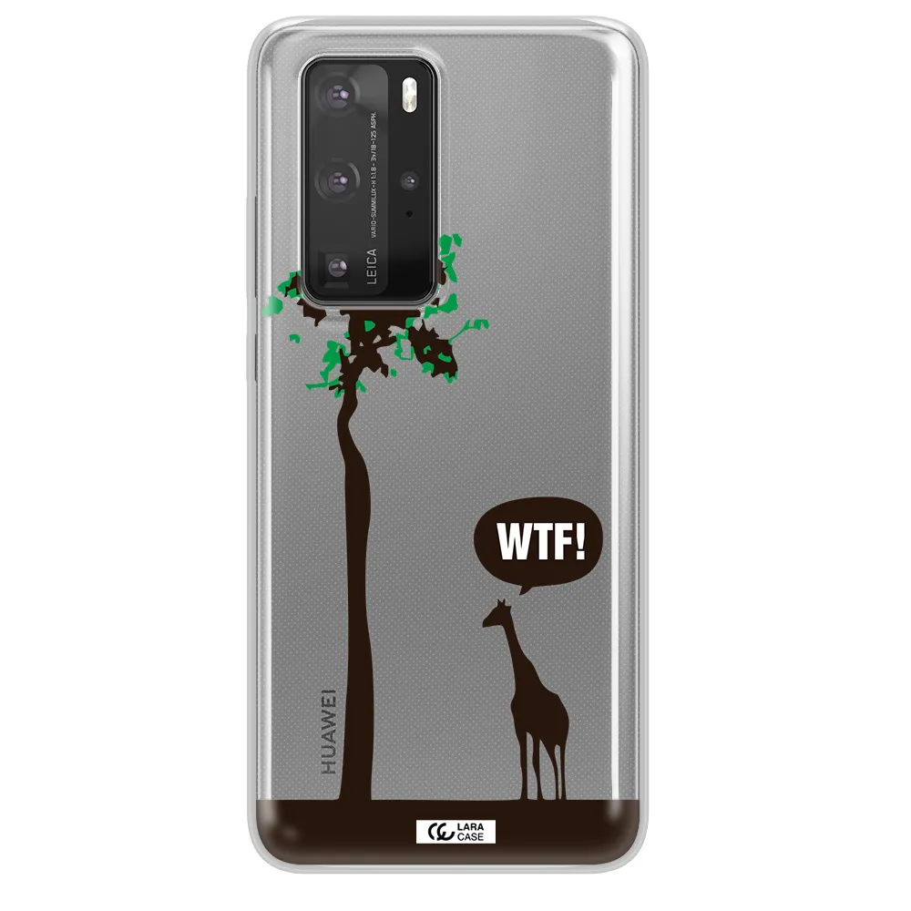 Wtf Huawei P40 Pro Clear TPU Case