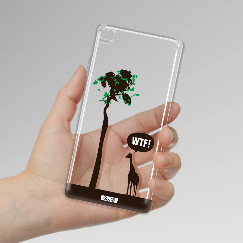 Wtf Huawei P8 Clear TPU Case